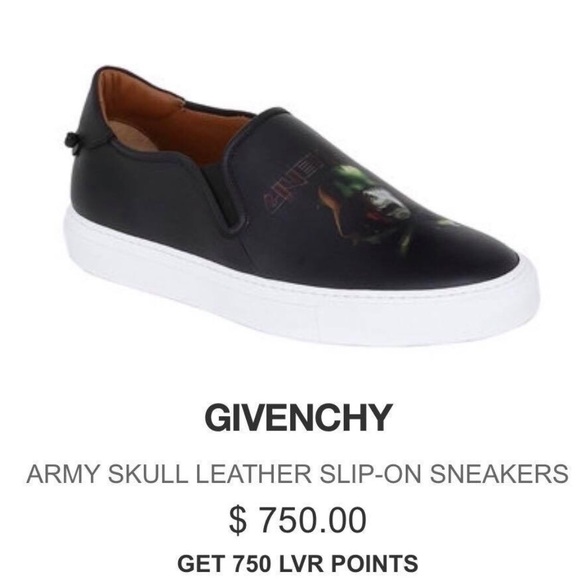Givenchy leather slip on